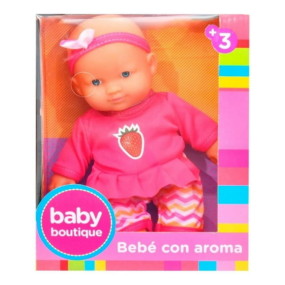 Muñeco Baby Boutique con Aroma Fresa Multicolor