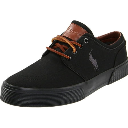 

Polo Mens Ralph Lauren Faxon Low Canvas Sneaker Adult Black/Black 8 M US