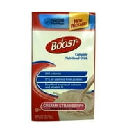 Nestle Boost Complete Nutrition Drink, Creamy Strawberry - 8 Oz, 27 Ea