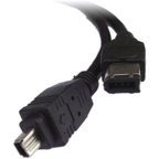 Professional Cable 6' IEEE 1394 FireWire 4-Pin to 6-Pin Cable