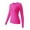 Pink, variant on Long Sleeve T-Shirt for Women Under 20$, Sky Blue Long Sleeve Tee Girls Baberdicy Women's Spring And Autumn Leisure Loose Fit Tight Elastic Solid Long Sleeve Round Neck T Shirt Top