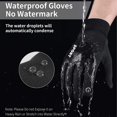 thumbnail image 3 of Guantes de invierno para hombres y mujeres, guantes impermeables, guantes con pantalla táctil, guantes térmicos, guantes cálidos para mensajes de texto con pantalla táctil, 3 of 5