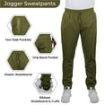 thumbnail image 3 of Men's Tech Fleece Hoodie & Jogger 2-Piece Matching Set With Heat Seal Zipper Design (Sizes, S to 4XL), 3 of 5