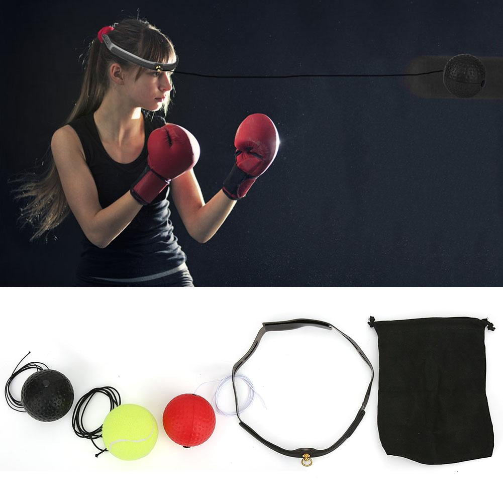 Fight Ball Reflex Boxing React Training Boxer Speed Punch Head Cap String RSWF 