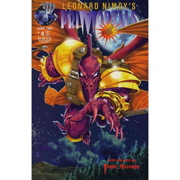 Primortals (Leonard Nimoy's , Vol. 1) #4 VF ; Tekno Comic Book