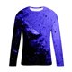 thumbnail image 5 of Amzcrzy Sudadera Para Hombre, Moda Informal, Estampado Deportivo, Manga Larga, Cuello Redondo, Blusas, Camisas, Azul, M, 5 of 5
