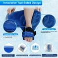 thumbnail image 4 of Atsuwell Ankle Ice Pack Wrap for Injuries Reusable Gel Foot Cold Pack, Instant Ice Packs with Cold Compression Therapy for Plantar Fasciitis, Achilles Tendon, Sprained Ankles Feet Pain Relief, 4 of 10