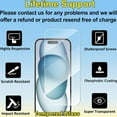 thumbnail image 3 of Clear Glass Film For iPhone 15 16 17 Pro Max Screen Protector For iPhone 11 12 13 14 15 Pro Tempered Glass iPhone13 Mini 16 Plus, 3 of 6