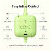 Gosuguu Wired Earbuds with Microphone, Noise-Isolating In-Ear Headphones, High Definition Audio Earphones for Smartphones, Stereo Earbuds for Music & Calls