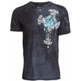 thumbnail image 3 of ARCHAIC by AFFLICTION Black MAUSOLEUM Short Sleeve Slim Fit Y2K T-shirt NWT, 3 of 8