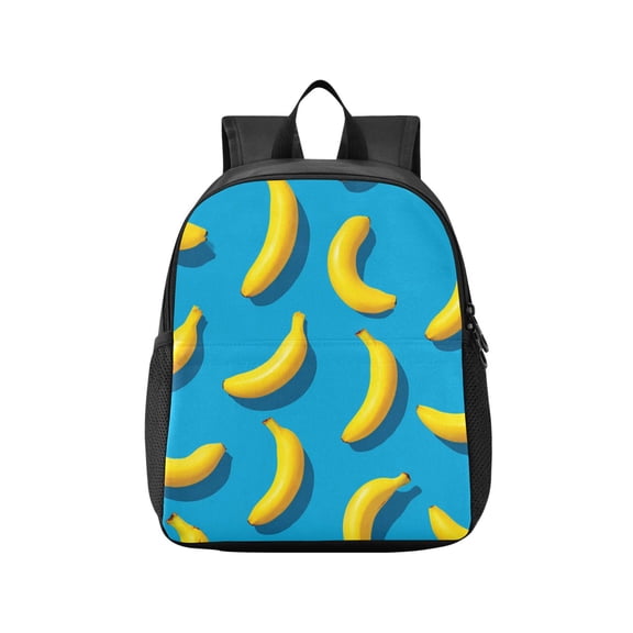 Toddler Backpack Simple Bananas Pattern Waterproof Lightweight Backpack Casual Mini Daypack for Daycare & Travel