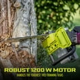 thumbnail image 6 of Sun Joe 48V Cordless 16-inch Chainsaw, 2 x 2.0-Ah Batteries & Charger, 6 of 15