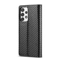 thumbnail image 3 of Case For Samsung Galaxy A52S 5G Leather Folio Flip Case With Card Holder Kickstand Full Protection Magnetic Carbon Fiber Card Insertion, 3 of 5