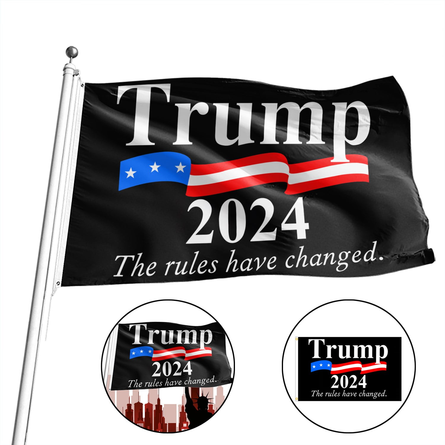 12x18" Donald Trump 2024 Election Garden Flag Keep America Great President MAGA 