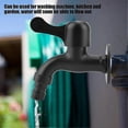 thumbnail image 2 of Water Filter Faucet Water Dispenser Faucet Wall Mounted Stainless Steel Washing Machine Faucet for Garden Bathroom Basin Kitchen Sink G1/2(Washing Mac, 2 of 5