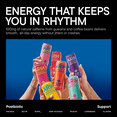 thumbnail image 4 of ARIH Postbiotic Energy Drink, Zero Sugar, 100mg Natural Caffeine, Peachy Sunshine, 12 fl oz, 4 of 6
