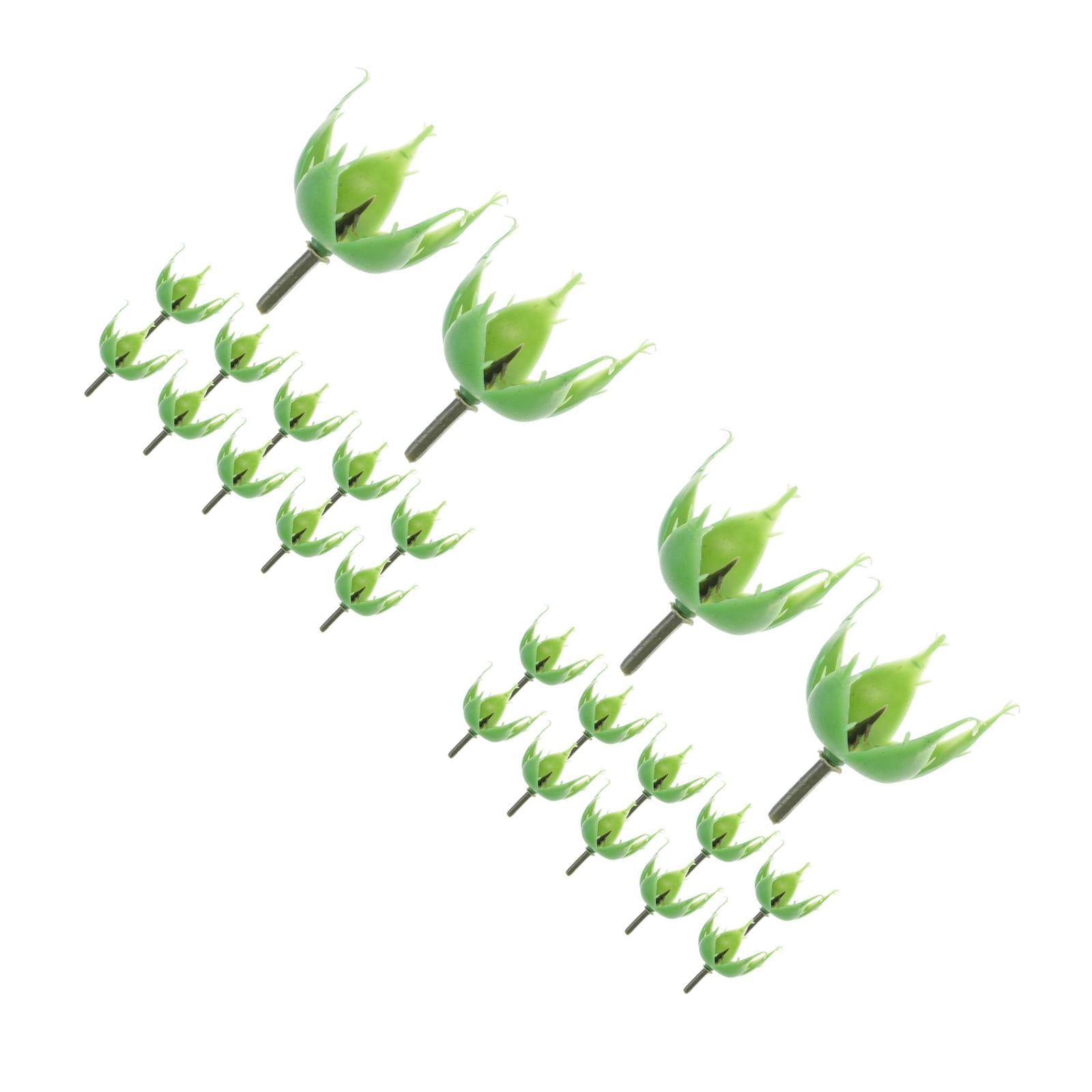 Hemoton 400 pcs Plastic Flower Holders for Bouquet Making, Preserved Flowers, Floral Craft Supplies and Accessories