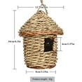 thumbnail image 2 of Hummingbird Houses for Outside, Handwoven Birds Straw Hut Hatching House, Bird Hut Breeding Cave for Garden, Balcony, Porch, Tree Trunk, Outdoor, 2 of 9