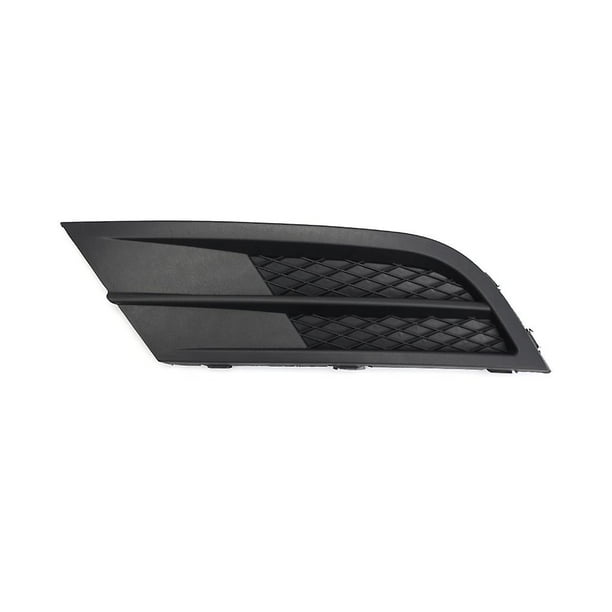 Yellow Rejilla de guía de luz antiniebla para parachoques inferior de coche, pieza de parrilla con orificio para faro antiniebla para Mk6 Facelift