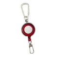 thumbnail image 3 of KLKCMS Belt Clip Badge Holder Reel Backpacking Camping Workers Retractable Keychain Red, 3 of 9