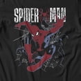 thumbnail image 3 of Marvel Spider-Man Brand New Day Men's Web Power Distressed T-Shirt (Black, S-XXXL), 3 of 4