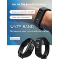 thumbnail image 6 of Restored WYZE Band Fitness Tracker with Alexa Built-in, Activity Tracker Watch with Heart Rate Monitor, Smart Fitness Band with Step Counter, Calorie Counter, Pedometer Water Resistant, Black (Refurbished), 6 of 8