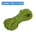 thumbnail image 2 of Uxcell Twisted Cord Trim 11 Yard 0.06 inch 3-Ply Twine Braided Rope Shiny Thread String Olive Green, 2 of 7