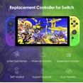 thumbnail image 2 of Joy-Pad for Nintendo Switch Controller (L/R) Wireless Game Controller Splatoon 3 Special Edition, 2 of 6