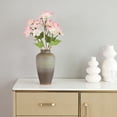 thumbnail image 6 of Gumesh Pink Artificial Flower Bouquet, 12.2in Fake Floral Stems for Wedding & Home Decor, 6 of 6