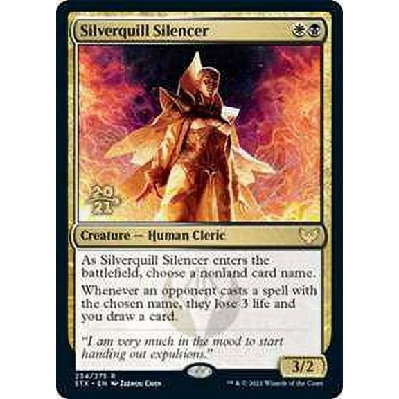 MtG Prerelease & Release Rare Silverquill Silencer (Prerelease Promo Foil) #234