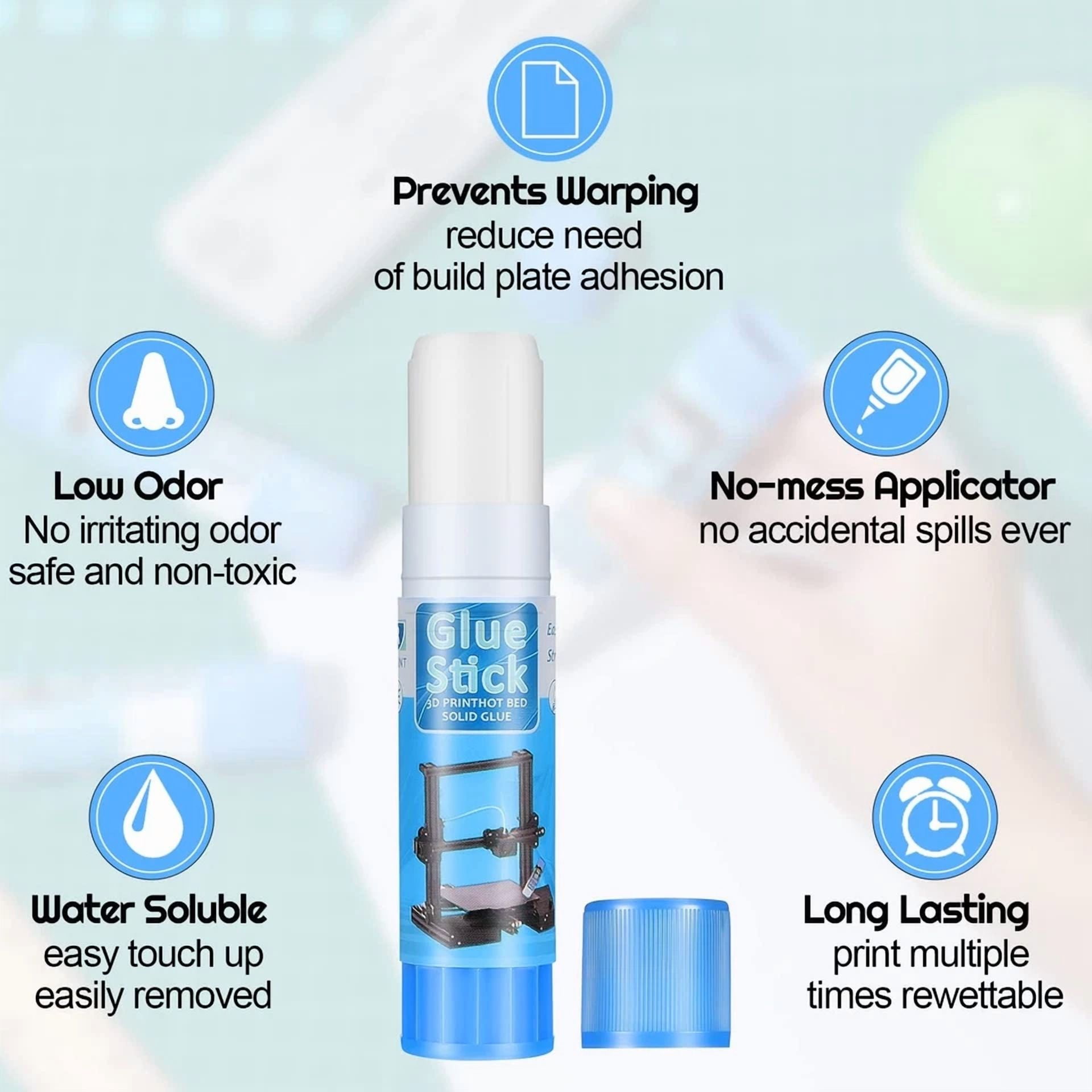 Outus 3D Printer Glue Sticks Pvp Solid For Hot Bed...