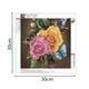 thumbnail image 4 of Yuarrent Pintura de diamante DIY 5D, flor de peonía, mariposa, punto de cristal, bordado, cuadro de pintura de diamantes de imitación para Artesanía, 4 of 6