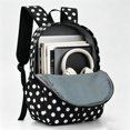thumbnail image 4 of Polka Backpack for Travel Outdoor With Side Phone Pocket Student Daypack Lightweight Casual School, 4 of 5