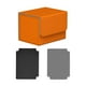 thumbnail image 3 of Caja de baraja de cartas coleccionables, contenedor de dados duradero para colección de pasatiempos, capacidad para 100 cartas Naranja, 3 of 8