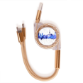 thumbnail image 1 of Canadá histórica ciudad acuarela azul Cable de carga telescópico múltiples USB tres en uno, 1 of 3