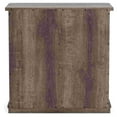 thumbnail image 4 of Benzara BM266414 Wooden Accent Cabinet with 4 Adjustable Shelves, Antique Gray, 4 of 5