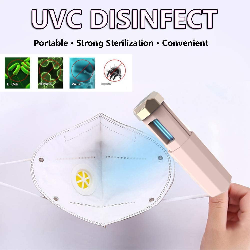 Sterilization Lamp UVC Mobile Portable Sanitizer Disinfect Light Ultraviolet Germicidal Lamp For Car Household School Hotel Pet Area 60W