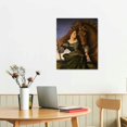 thumbnail image 2 of JRXY  Prints - Pallas and the Centaur Poster - Renaissance Art Prints - Abstract Oil Painting Reproduction Romantic Decor for Living Room Bedroom Office 16x20 in, 2 of 4