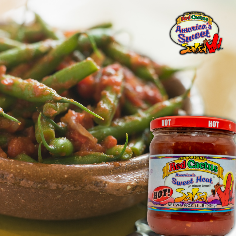 2 pack) Red Cactus America's Sweet Hot Salsa, 16 oz Jar – Chunky