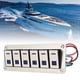 thumbnail image 3 of Panel De Interruptor De Palanca, Panel De Interruptor Basculante De aleación De Aluminio SPST Encendido Apagado Para Barco Para UTV Para Coche, 3 of 7