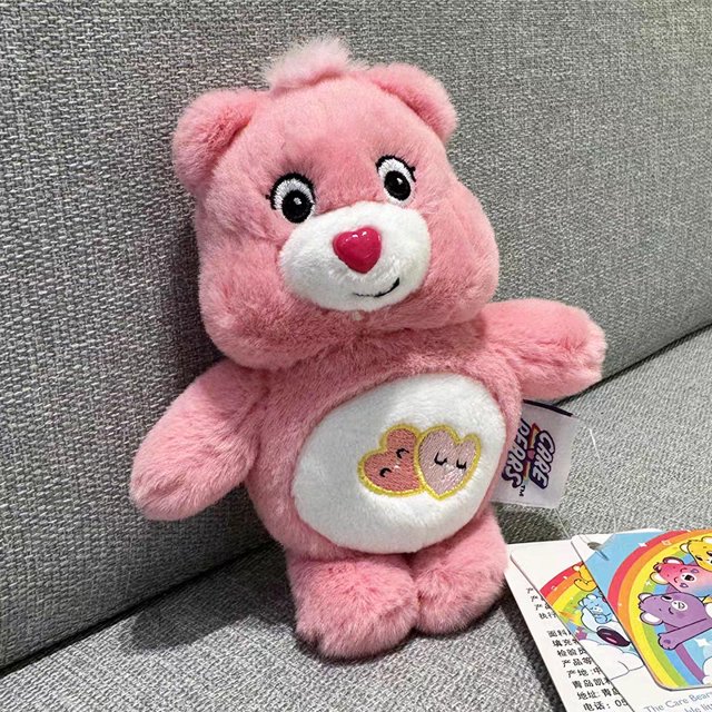 Llavero colgante de la película Care Bears II: Nueva generación de Care Bears, muñeco decorativo de dibujos animados, bonito juguete de peluche, regalo para niñas