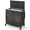 Black, variant on SUGIFT 110L 2 Section Laundry Hamper Rolling Laundry Sorter with 2 Removable Washable Liner Bags Flip Lid PE Rattan Steel Frame 4 Wheels and Foldable Design for Bedroom, Black