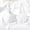 White, variant on Tqyyweavej Women's Lace Bras Underwire Everyday Comfort Demi Bras Lightly Lined Breathable Supportive Bras Size 70B to 85D