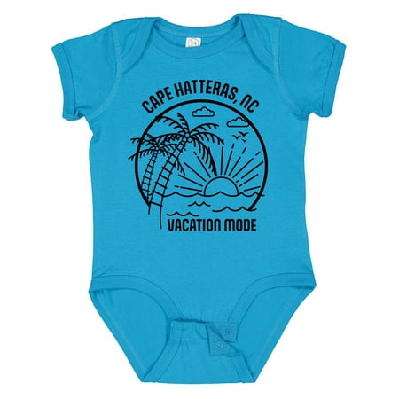 

Inktastic Summer Vacation Mode Cape Hatteras North Carolina Gift Baby Boy or Baby Girl Bodysuit