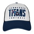 thumbnail image 2 of Youth White/Navy Tennessee Titans Essentials Trucker Adjustable Hat, 2 of 3