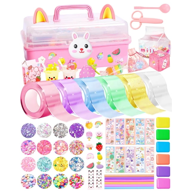 Kit de burbujas Nano Tape ZiZa Cute Bunny para niños de 6 a 7 años