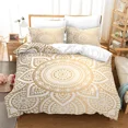 thumbnail image 4 of 2024 Mandala Floral Duvet Cover Bohemian Flowers Bedding Set Microfiber Exotic Geometric Quilt Cover Twin Full For Kids Adults r, 4 of 7