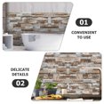 thumbnail image 3 of UPOUART 20 Sheets of Novel Tile Sticker Waterproof PVC Multi for Bathroom Wall Decorations, 3 of 7