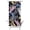 White-11, variant on Tropical Sunset Palm Tree Fabric Shower Curtain with Hooks, Waterproof Boho Ethnic Design, Hawaiian Island Classic Bathroom Decor for Coastal Paradise & Jungle Safari Style