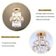 thumbnail image 4 of Teissuly Chandelier Crystal Ceiling Light Semi Mount Ceiling Lighting Fixture Modern Crystal Ceiling Lamp Teissuly WER202312147228, 4 of 7